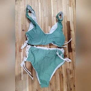 Jacque D Designs Women's XL Two Piece Swim Suit  Bikini New w/out Tags!